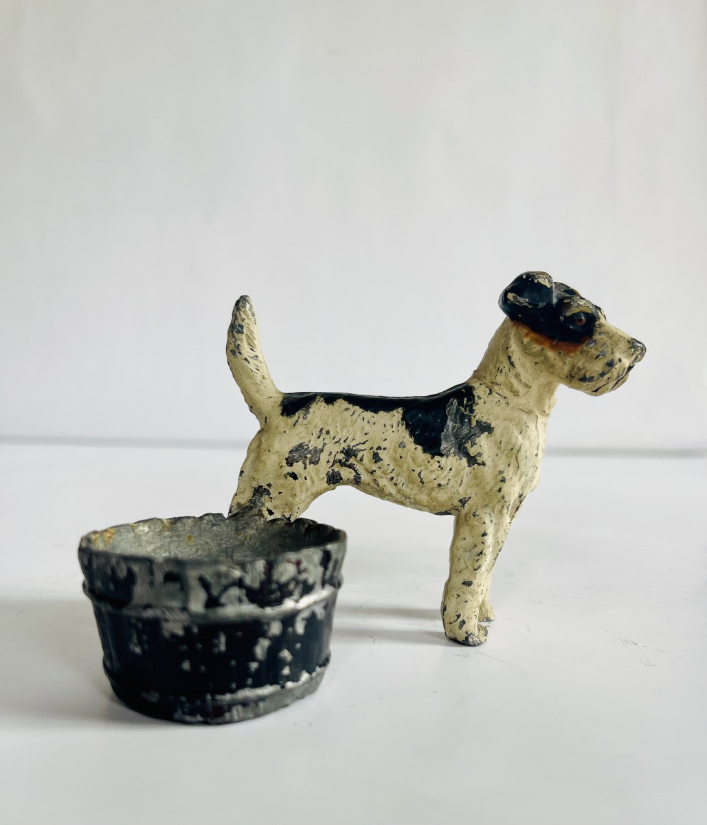 Chien terrier - Plomb de Nuremberg -photo-4